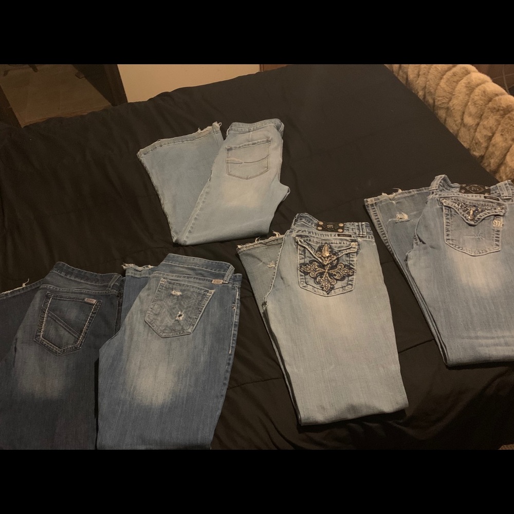 Cruel Girl, Miss Me and American Eagle Jeans